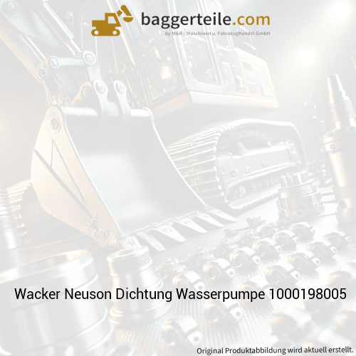 Wacker Neuson Dichtung Wasserpumpe 1000198005