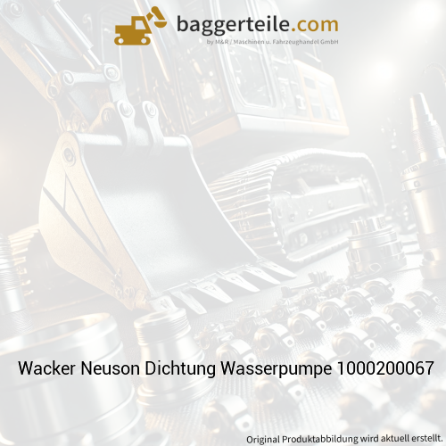 Wacker Neuson Dichtung Wasserpumpe 1000200067