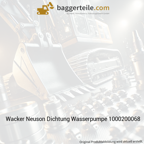 Wacker Neuson Dichtung Wasserpumpe 1000200068