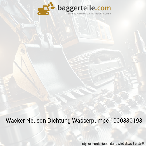 Wacker Neuson Dichtung Wasserpumpe 1000330193