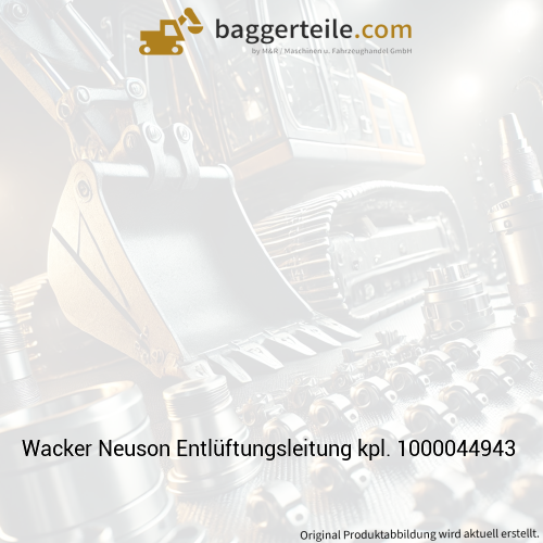 Wacker Neuson Entlüftungsleitung kpl. 1000044943