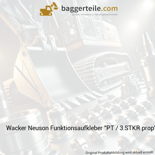 Wacker Neuson Funktionsaufkleber 