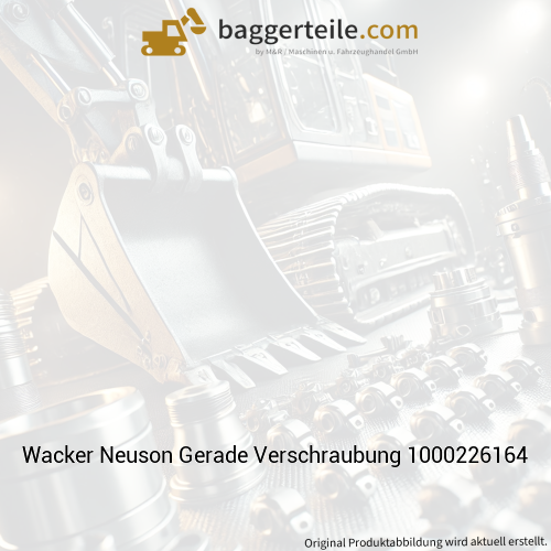 Wacker Neuson Gerade Verschraubung 1000226164