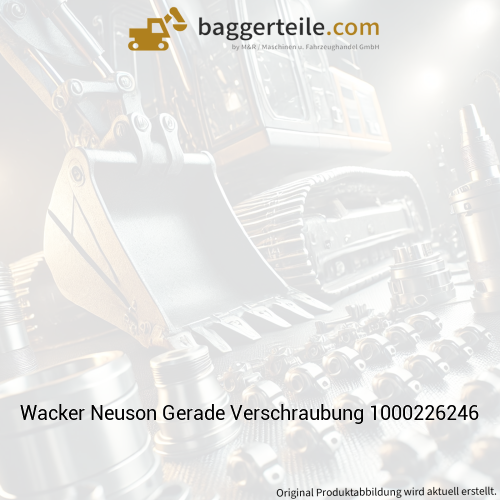 Wacker Neuson Gerade Verschraubung 1000226246
