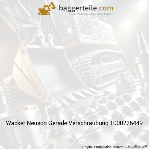 Wacker Neuson Gerade Verschraubung 1000226449