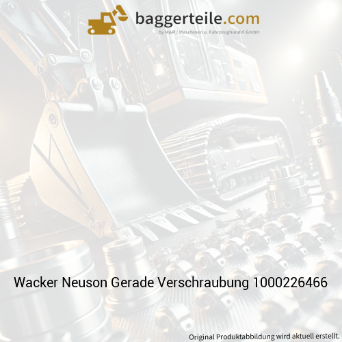 Wacker Neuson Gerade Verschraubung 1000226466