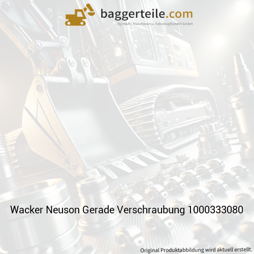 Wacker Neuson Gerade Verschraubung 1000333080