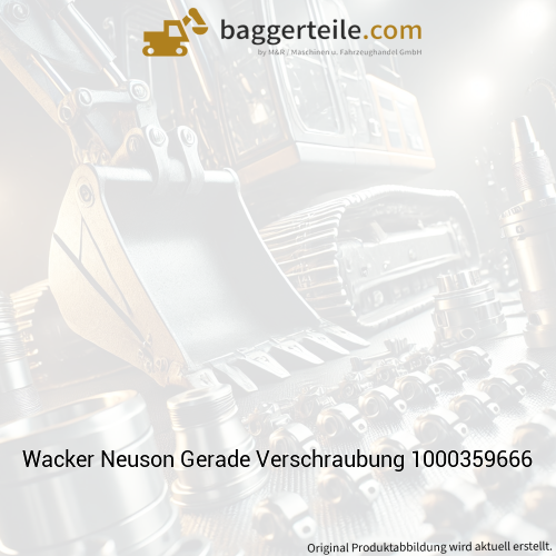 Wacker Neuson Gerade Verschraubung 1000359666