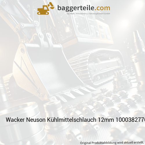 Wacker Neuson Kühlmittelschlauch 12mm 1000382776