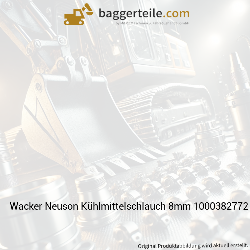 Wacker Neuson Kühlmittelschlauch 8mm 1000382772