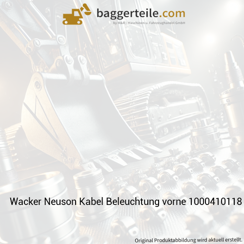 Wacker Neuson Kabel Beleuchtung vorne 1000410118