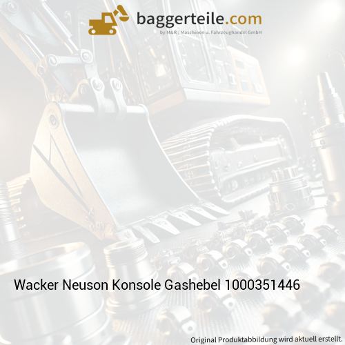 Wacker Neuson Konsole Gashebel 1000351446