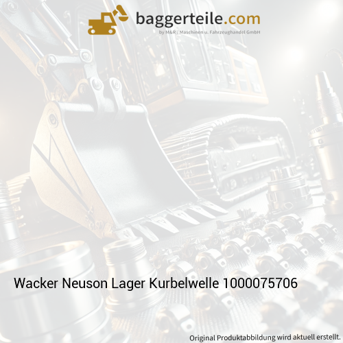 Wacker Neuson Lager Kurbelwelle 1000075706