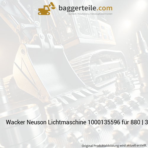 Wacker Neuson Lichtmaschine 1000135596 für 880 | 3006 | 3207 | 3307 | 3606 | 4009 | 4107 | 4507