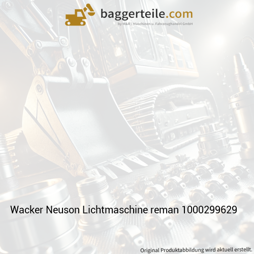 Wacker Neuson Lichtmaschine reman 1000299629