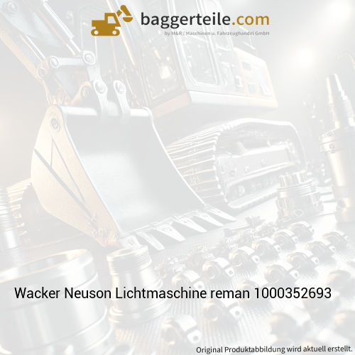 Wacker Neuson Lichtmaschine reman 1000352693