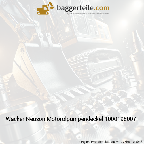 Wacker Neuson Motorölpumpendeckel 1000198007