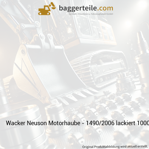 Wacker Neuson Motorhaube - 1490/2006 lackiert 1000267225