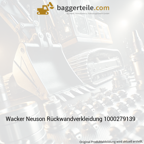 Wacker Neuson Rückwandverkleidung 1000279139
