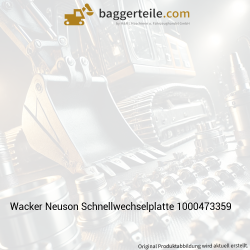 Wacker Neuson Schnellwechselplatte 1000473359