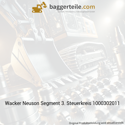 Wacker Neuson Segment 3. Steuerkreis 1000302011