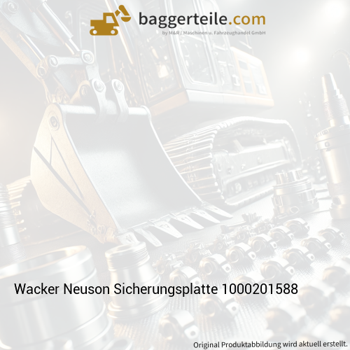Wacker Neuson Sicherungsplatte 1000201588