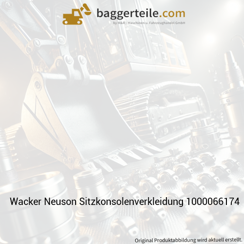 Wacker Neuson Sitzkonsolenverkleidung 1000066174