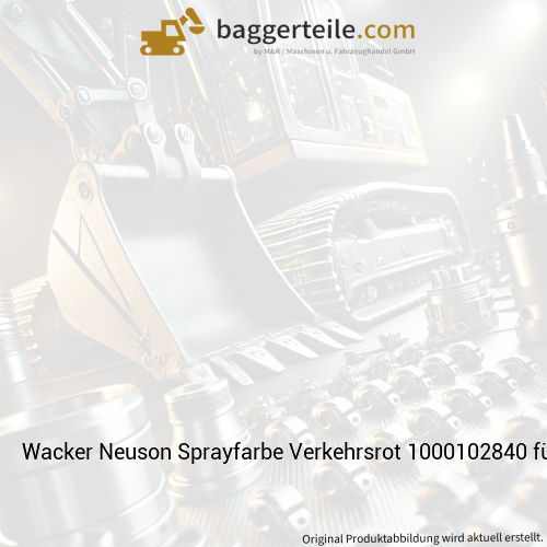 Wacker Neuson Sprayfarbe Verkehrsrot 1000102840 für Bagger Dumper