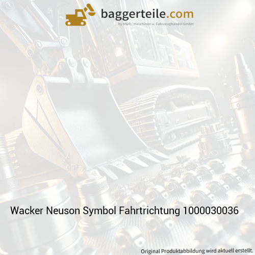 Wacker Neuson Symbol Fahrtrichtung 1000030036