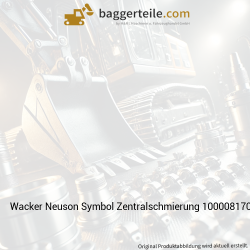 Wacker Neuson Symbol Zentralschmierung 1000081705