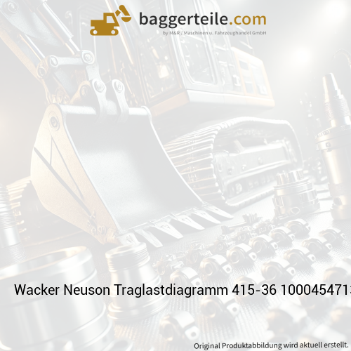Wacker Neuson Traglastdiagramm 415-36 1000454713