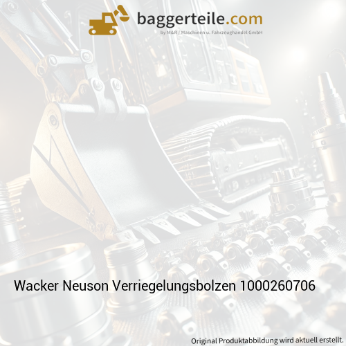 Wacker Neuson Verriegelungsbolzen 1000260706