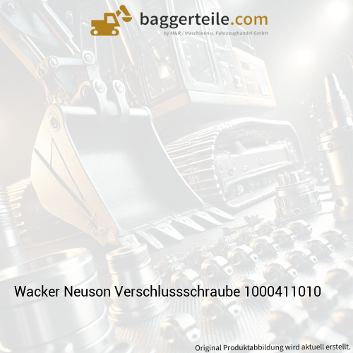 Wacker Neuson Verschlussschraube 1000411010