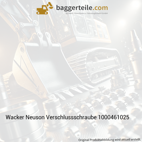 Wacker Neuson Verschlussschraube 1000461025