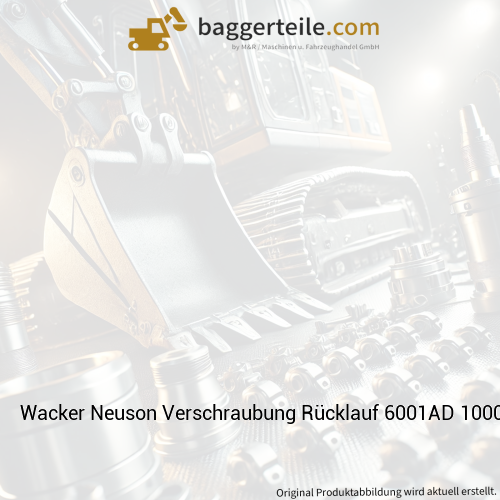 Wacker Neuson Verschraubung Rücklauf 6001AD 1000172764
