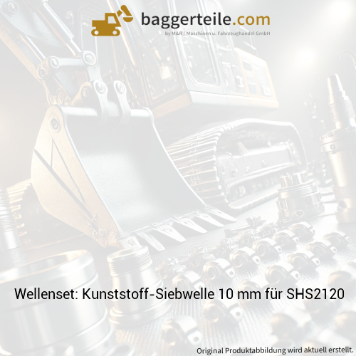 Wellenset: Kunststoff-Siebwelle 10 mm für SHS2120