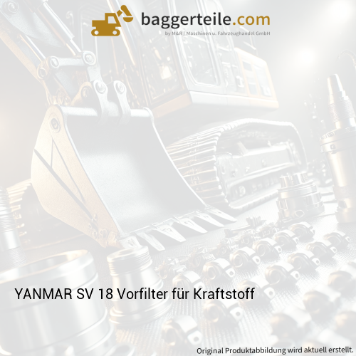 YANMAR SV 18 Vorfilter für Kraftstoff