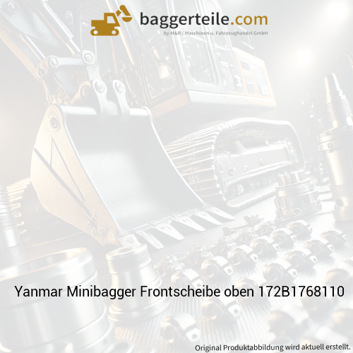 Yanmar Minibagger Frontscheibe oben 172B1768110