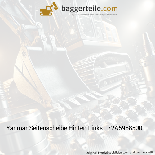 Yanmar Seitenscheibe Hinten Links 172A5968500